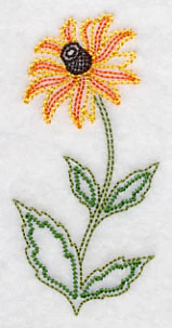 Long Stemmed Black-eyed Susan (Vintage) - Image 4