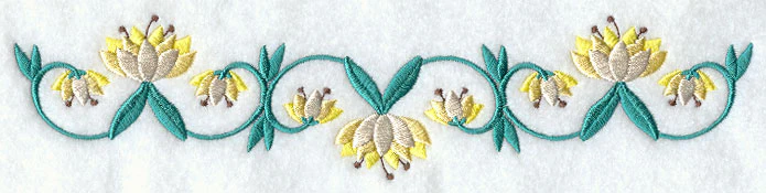 Lotus Flower Border