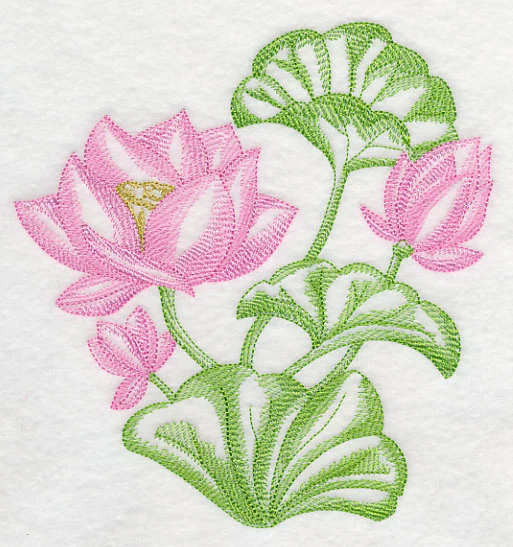 Lotus Flower (Toile) - Image 2