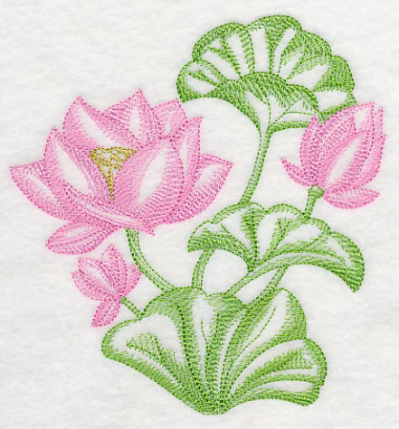 Lotus Flower (Toile) - Image 3