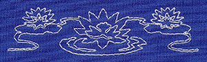 Lotus Sashiko Border (Single Run) - Image 4