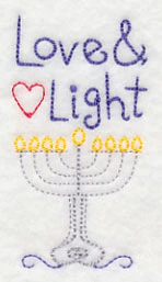 Love and Light Menorah (Vintage) - Image 2
