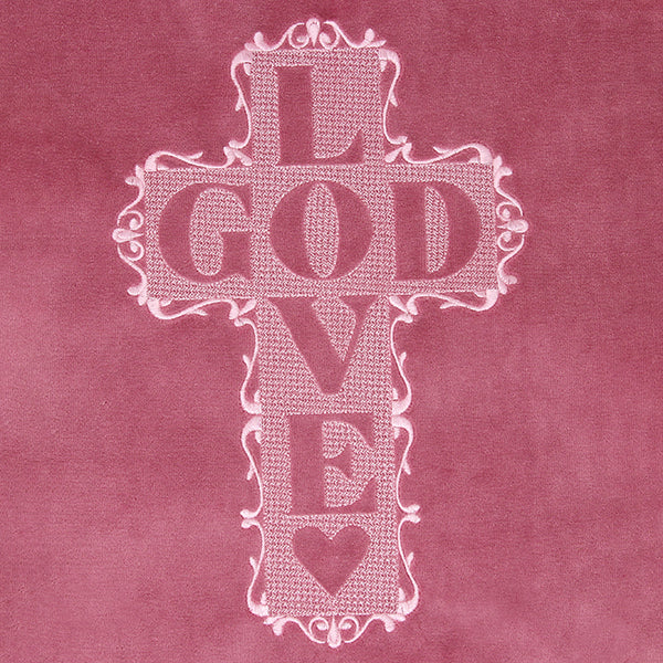 Love God Cross (Embossed) - Image 6