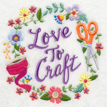 Love To Craft Wreath - Image 4