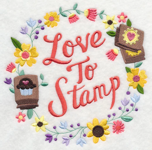 Love To Stamp Wreath - Image 2