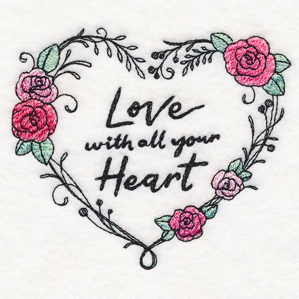 Love With All Your Heart Wreath - Image 4