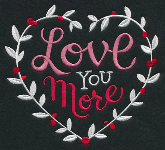 Love You More Wreath - Image 2