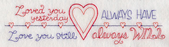 Loved You Yesterday, Love You Still Border (Vintage) - Image 2