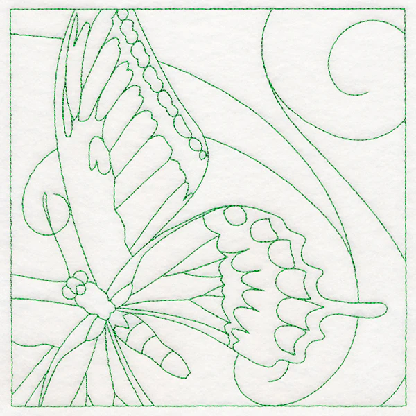 Lovely Butterfly Quilting Square (Double Run) - Image 2