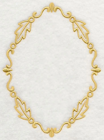 Lovely Leaf Monogram Frame - Image 3