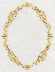 Lovely Leaf Monogram Frame - Image 4