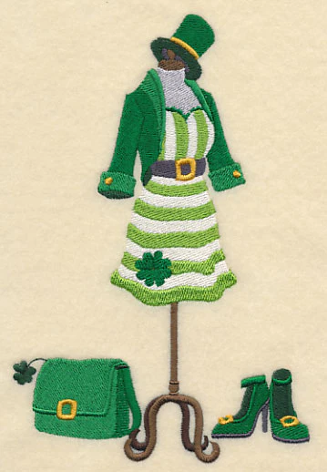 Luck o' the Irish Dress Form - Image 4
