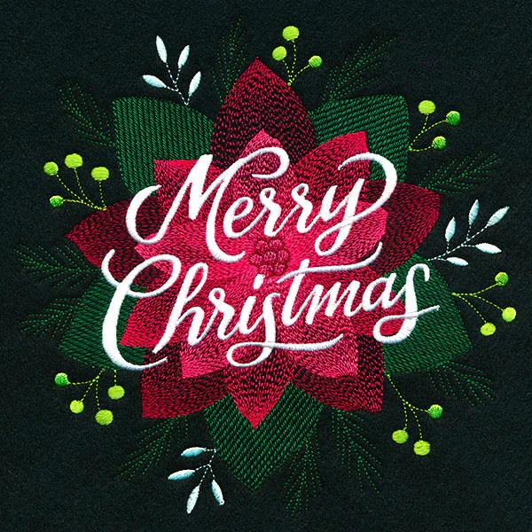 Lush Floral Merry Christmas - Image 6