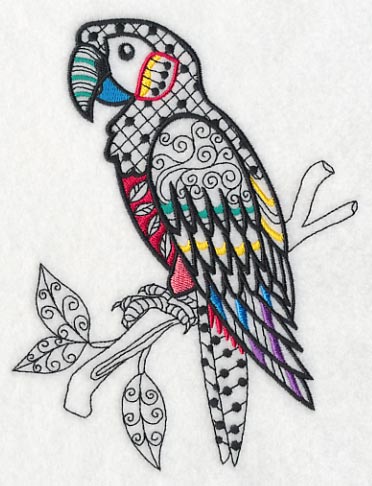 Macaw (Blackwork) - Image 3
