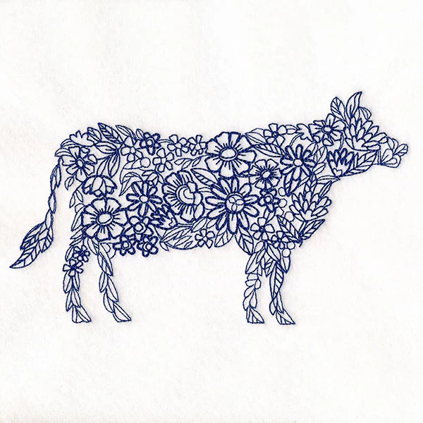 Made to Bloom Flower Cow