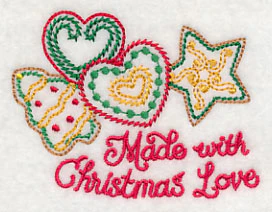 Made With Christmas Love Cookies (Vintage) - Image 2