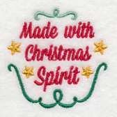 Made with Christmas Spirit Jar Cover - Image 2