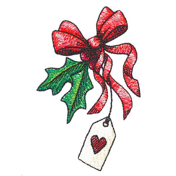 Made with Love and Holly Gift Bag Accent - Image 5