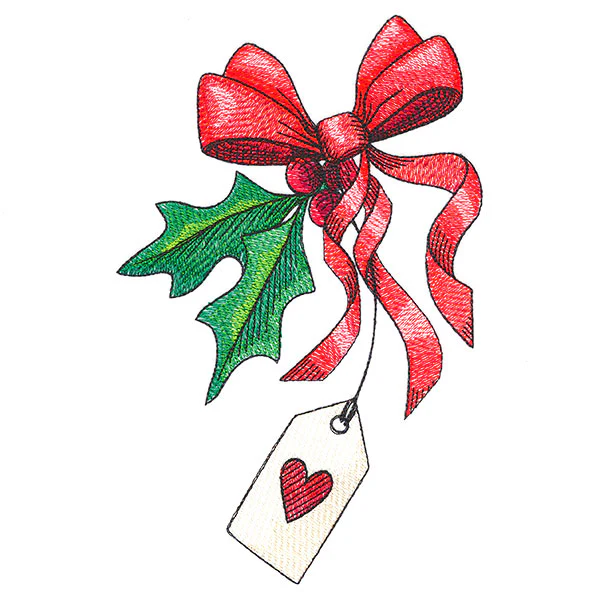 Made with Love and Holly Gift Bag Accent - Image 8