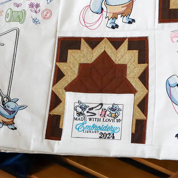 Made with Love Bobblins™ Quilt Label - Image 2