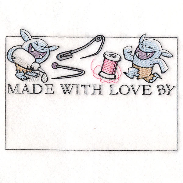 Made with Love Bobblins™ Quilt Label - Image 4