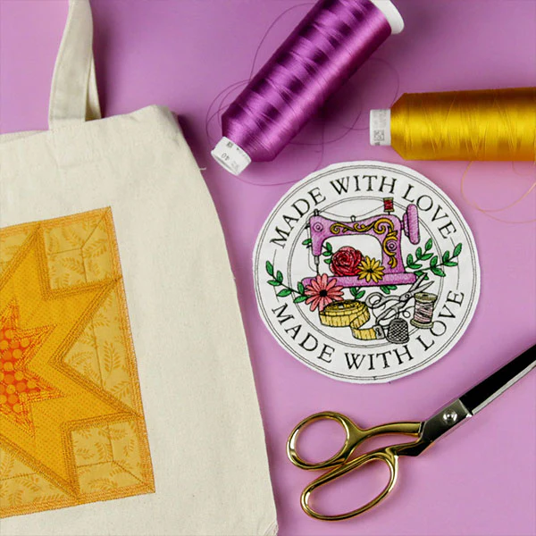 Made with Love Sewing Stamp - Image 4