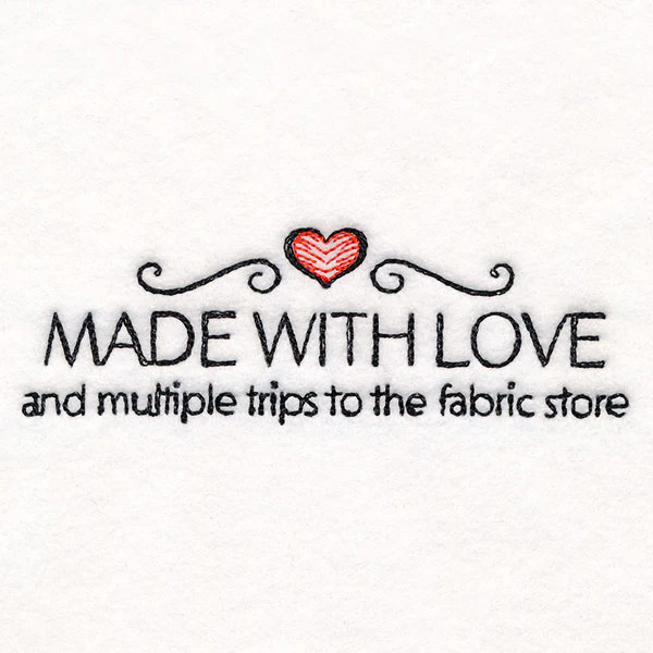 Made with Love & the Fabric Store Label - Image 3