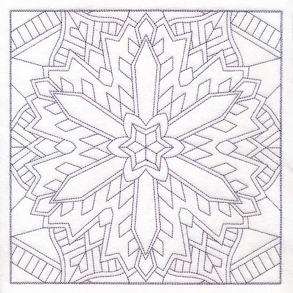 Magic of Snowflakes Quilting 2 (Double Run)