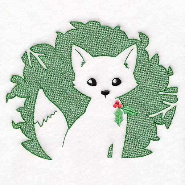 Magical Christmas Creatures - Fox (Embossed) - Image 2