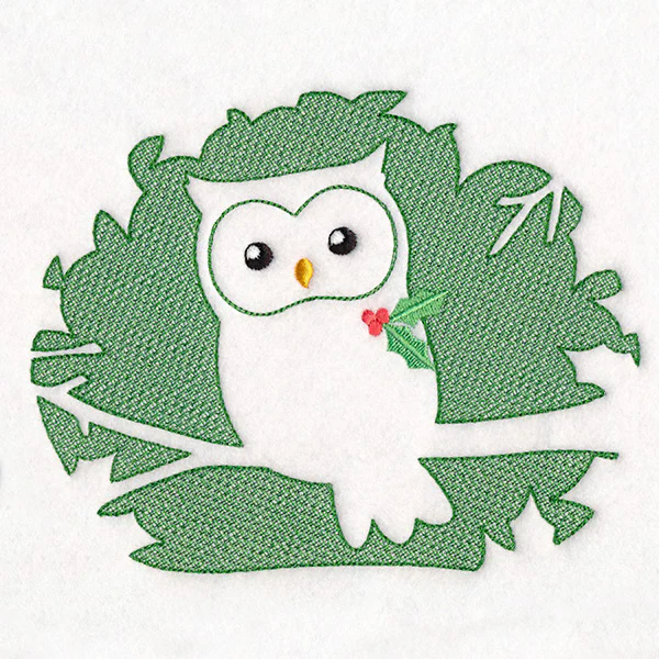 Magical Christmas Creatures - Owl (Embossed) - Image 2