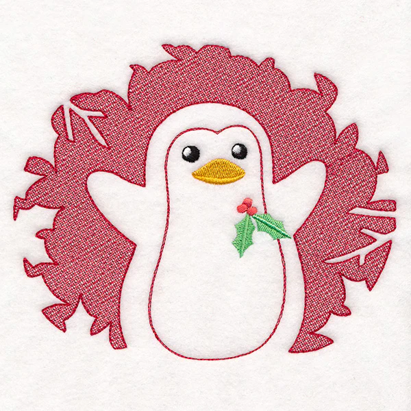Magical Christmas Creatures - Penguin (Embossed) - Image 2