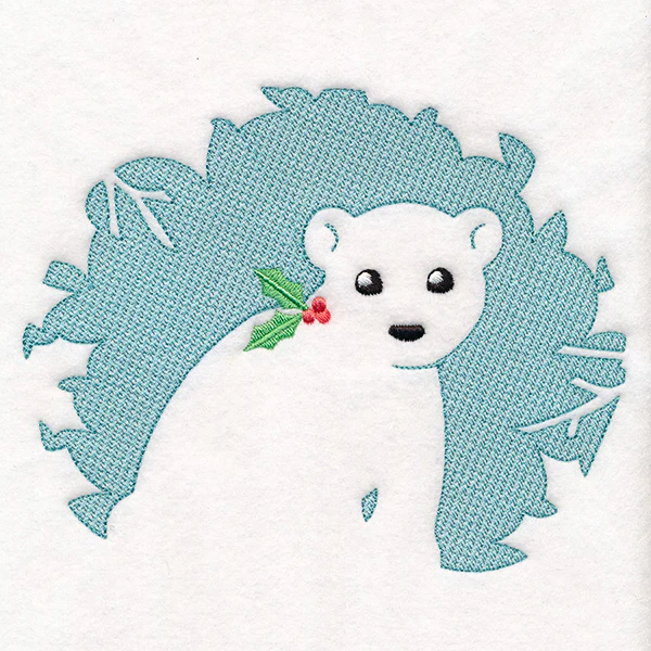 Magical Christmas Creatures - Polar Bear (Embossed) - Image 4