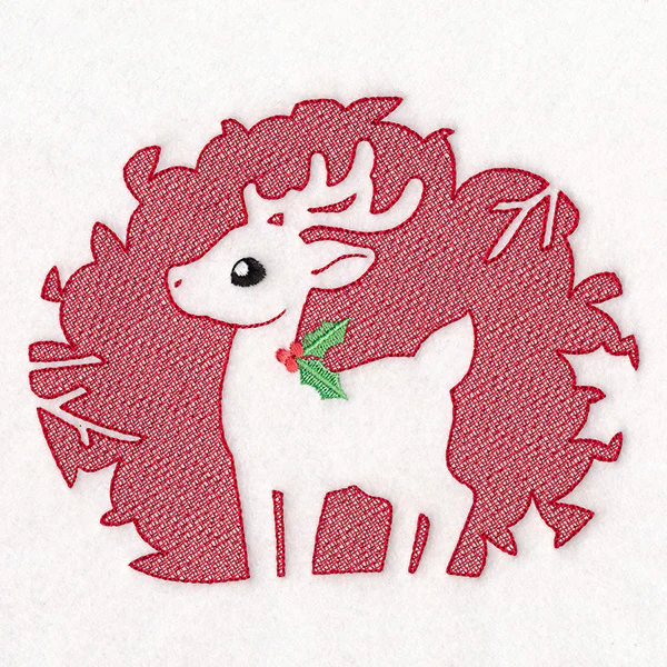 Magical Christmas Creatures - Reindeer (Embossed) - Image 5