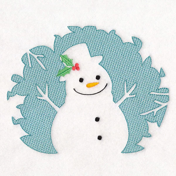 Magical Christmas Creatures - Snowman (Embossed) - Image 2