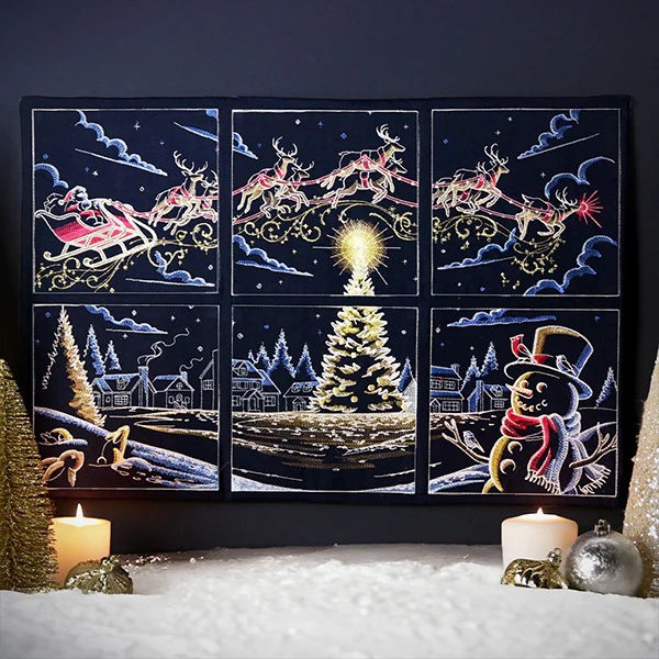 Magical Christmas Evening Scene Panel 5 - Image 2
