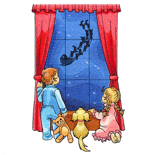 Magical Christmas Window Scene - Image 4