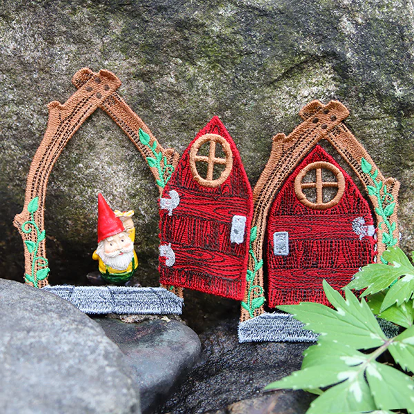 Magical Working Gnome Door (In-the-Hoop) - Image 3