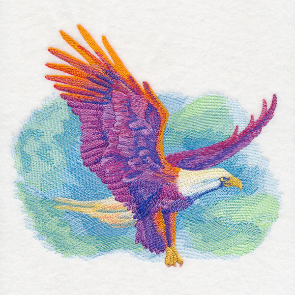 Majestic Eagle in Watercolor - Image 4