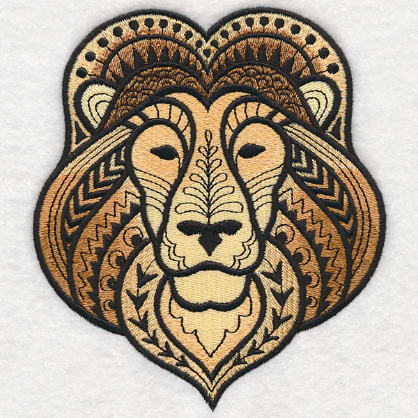 Majestic Lion (Blackwork) - Image 3
