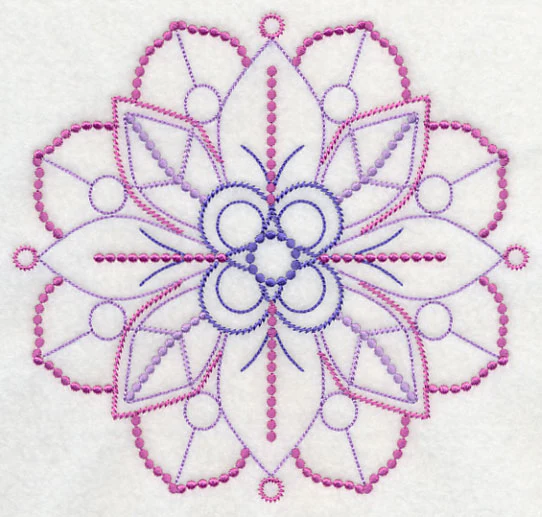 Majestic Medallion Circle (Candlewicking) - Image 2