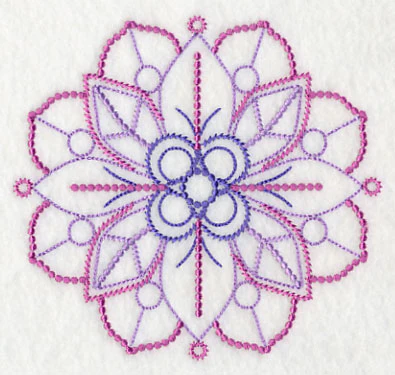 Majestic Medallion Circle (Candlewicking) - Image 4