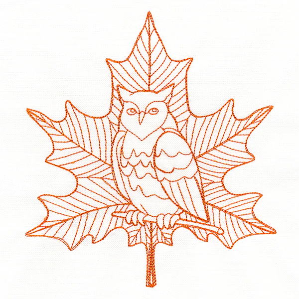Majestic Owl Maple Leaf - Image 2
