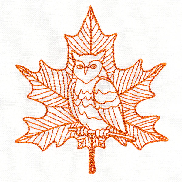 Majestic Owl Maple Leaf - Image 4