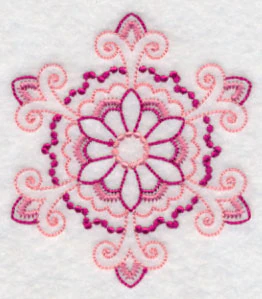 Majestic Snowflake Fancy (Candlewicking) - Image 4