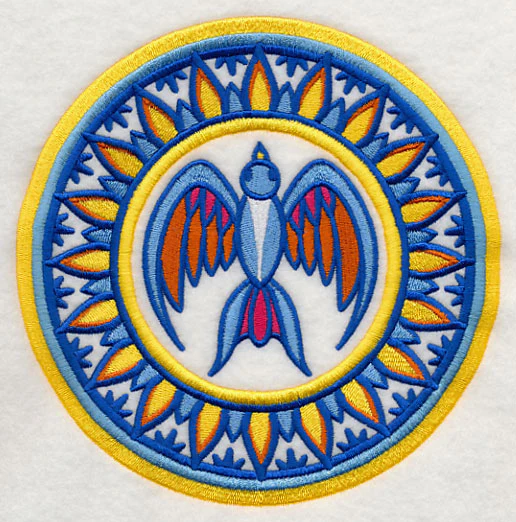 Majolica Bird Medallion - Image 2