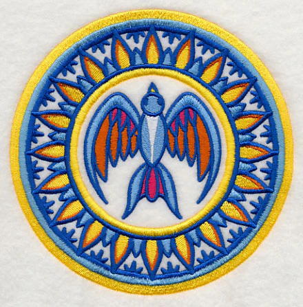Majolica Bird Medallion - Image 3