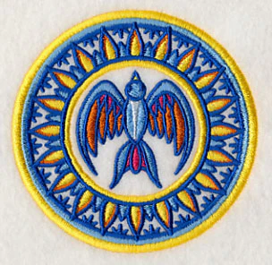 Majolica Bird Medallion - Image 5
