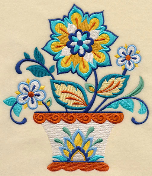 Majolica Blooms