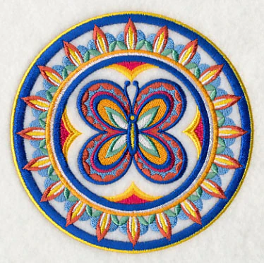 Majolica Butterfly Medallion - Image 4
