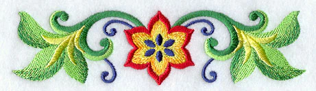 Majolica Floral Thin Border - Image 2